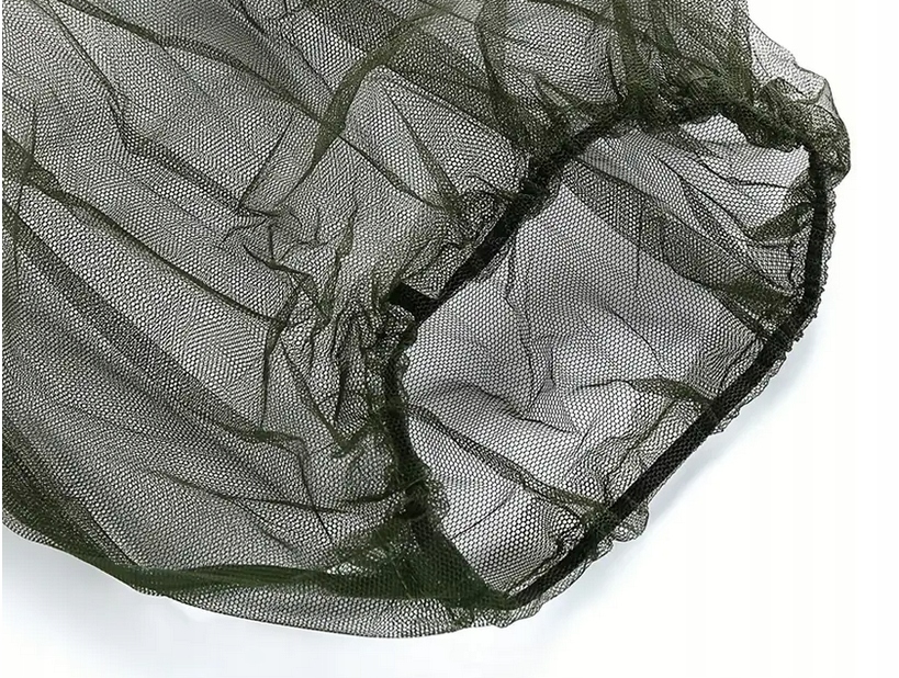 Moskitiera na głowę siatka przeciw komarom insektom zielona khaki Kod producenta 5908190003571