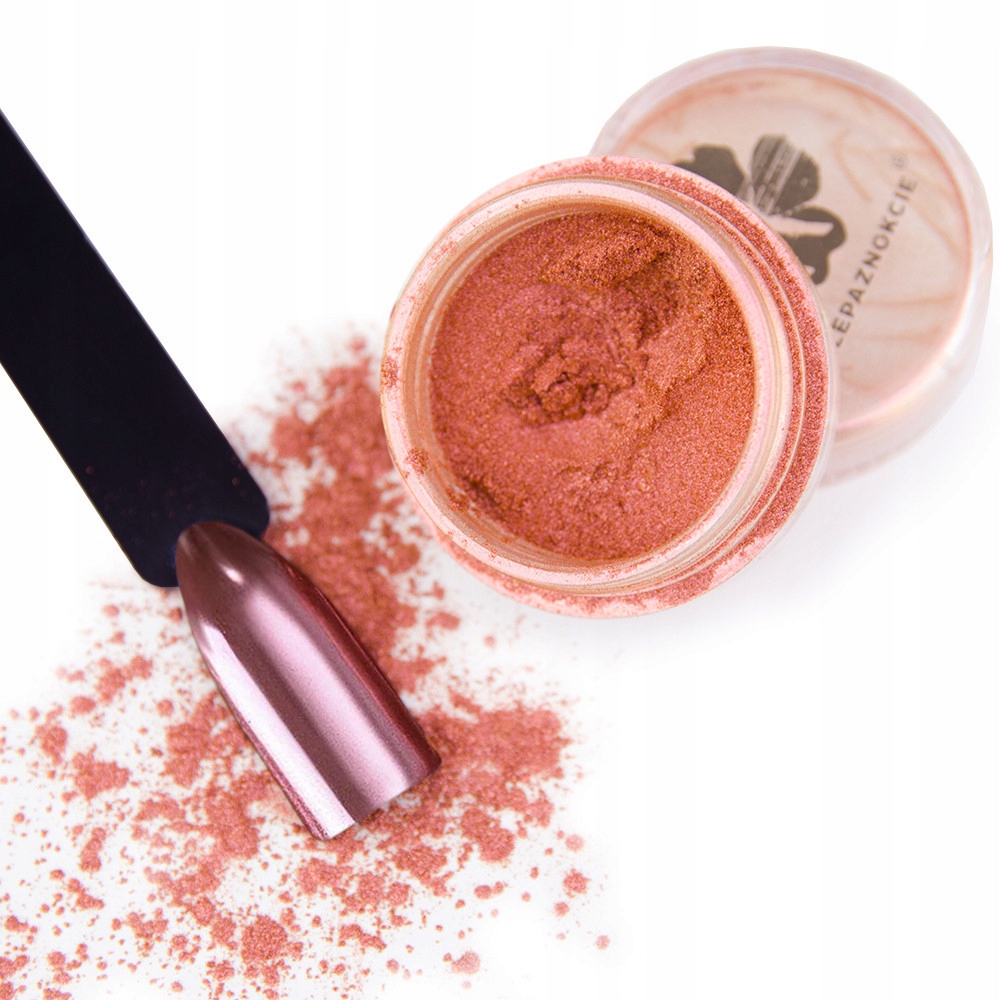 Pyłek do paznokci Rose Gold Mirror