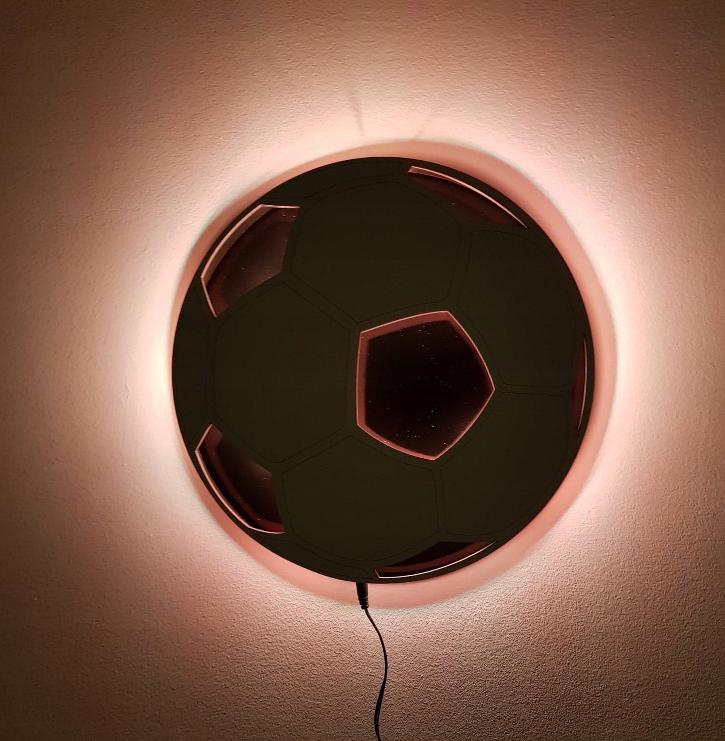 Lampka nocna LED RGB PIŁKA ZASILANIE sieciowe Płeć chłopcy dziewczynki