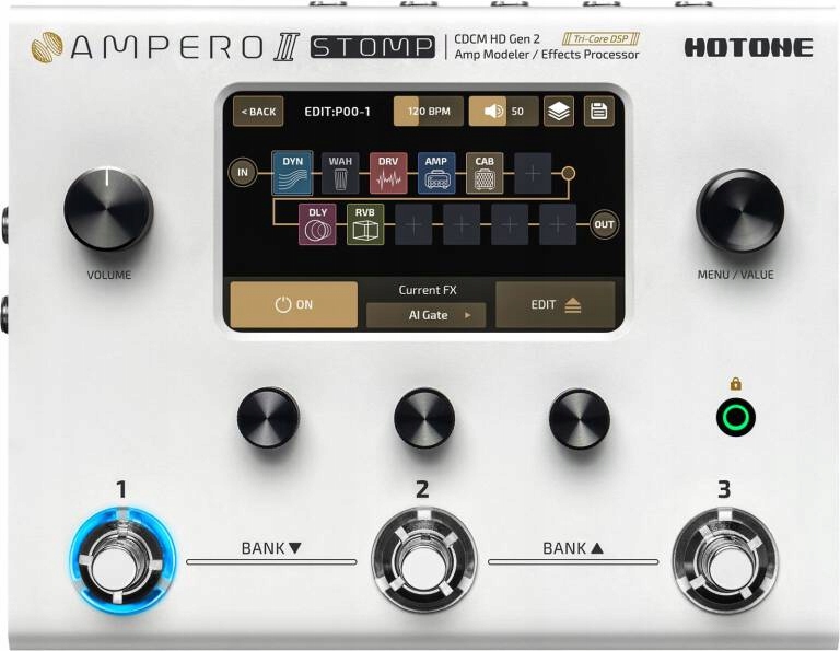 Hotone MP-300 Ampero II Stomp Multiefekt Gitarowy