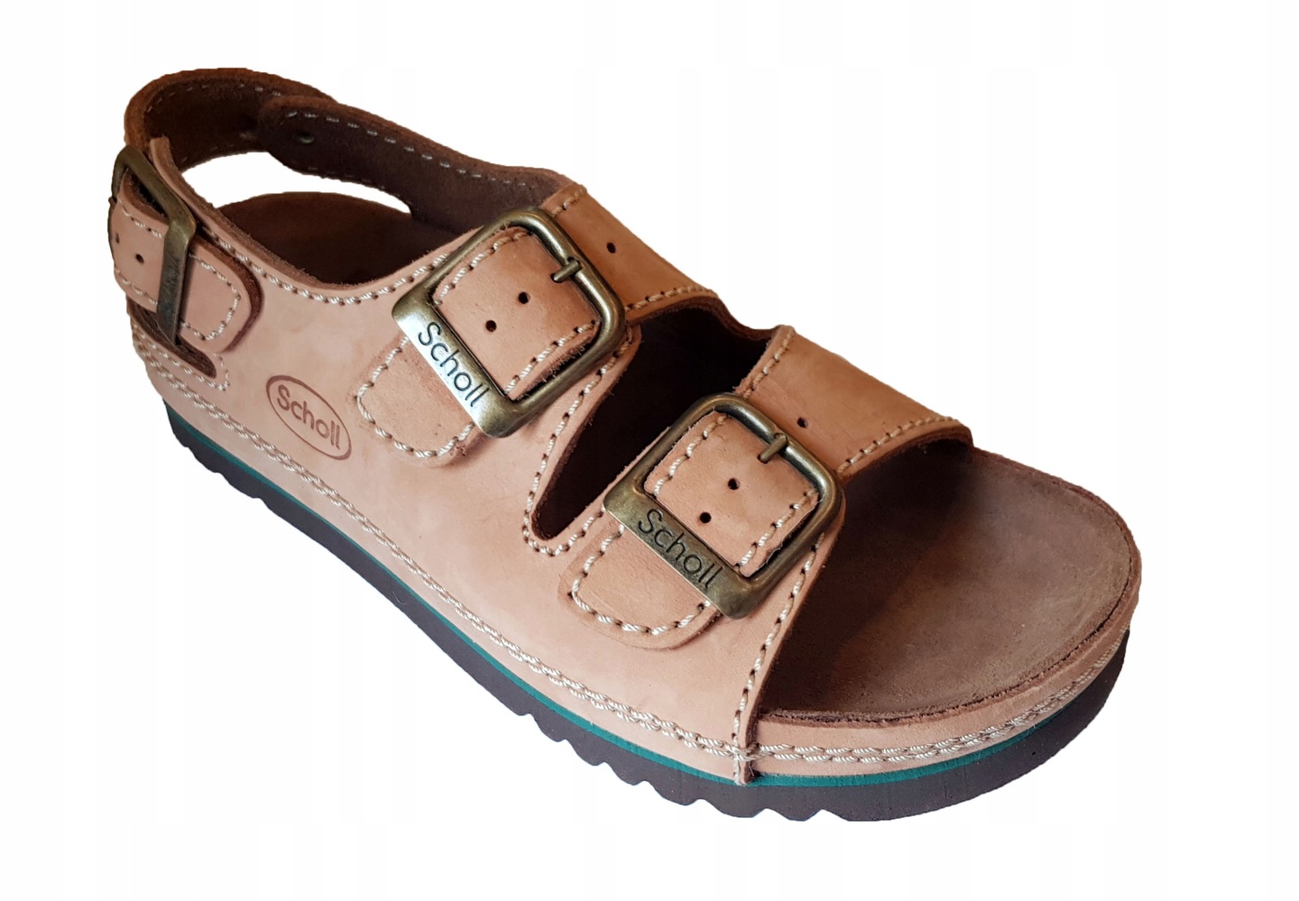 Scholl Air Bag Kožené Sandály Hnědé Lékařské vel. 40