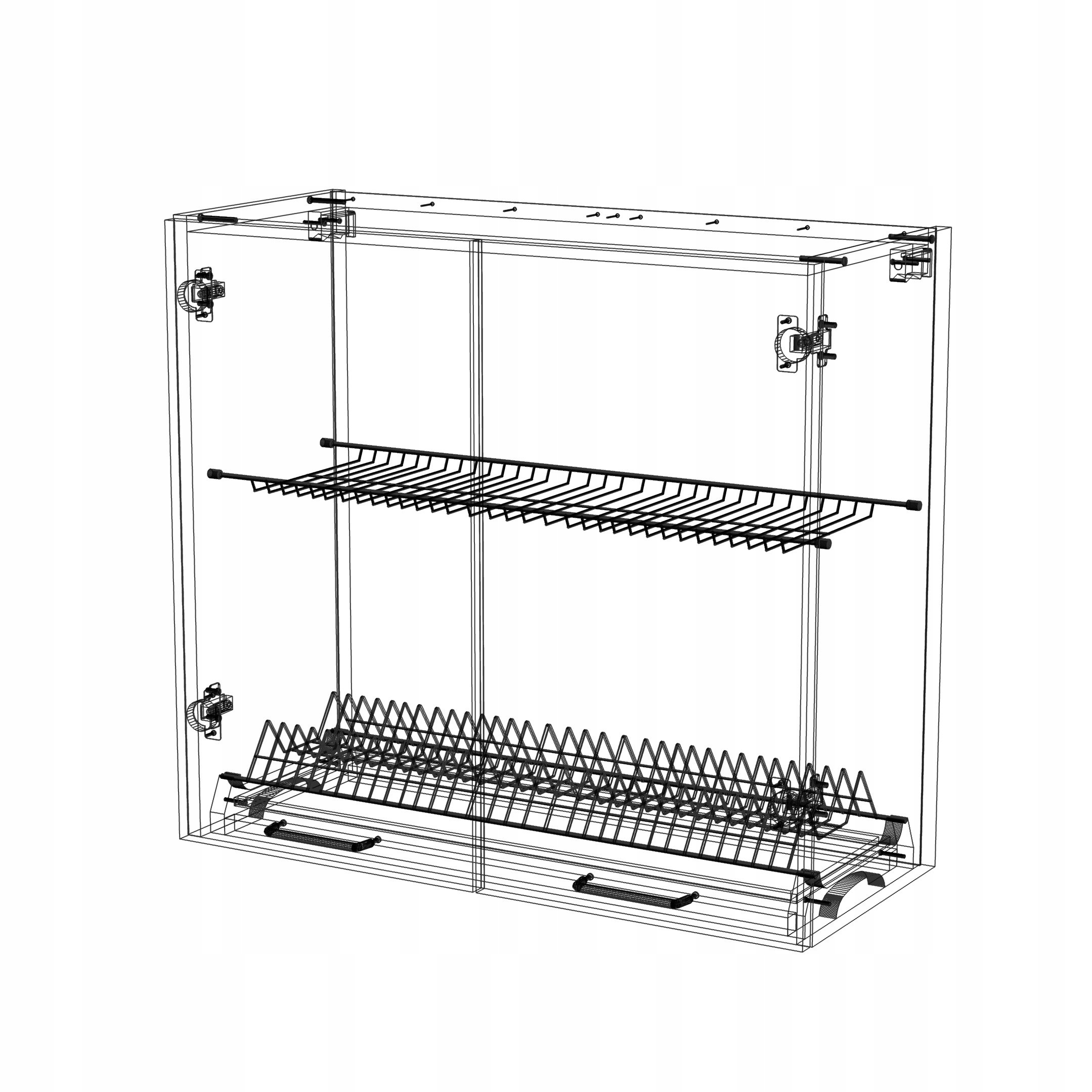 LAMI BASIC dąb sonoma ds_WO80h72_2F szafka kuchenna z ociekaczem Marka Banach Wnętrza