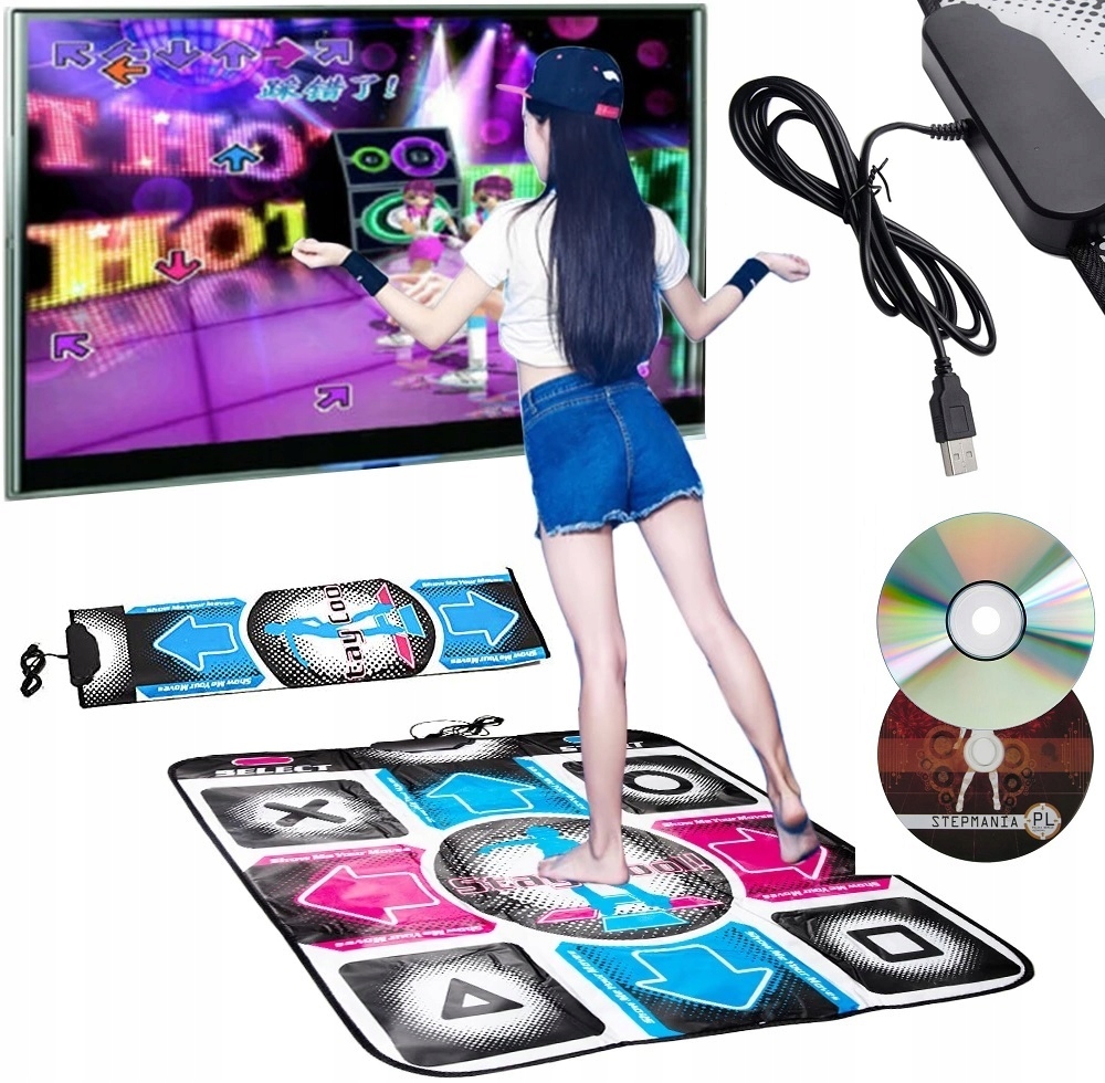 

Mata Taneczna Do Tańczenia Tańca 2w1 Usb Tv +gra