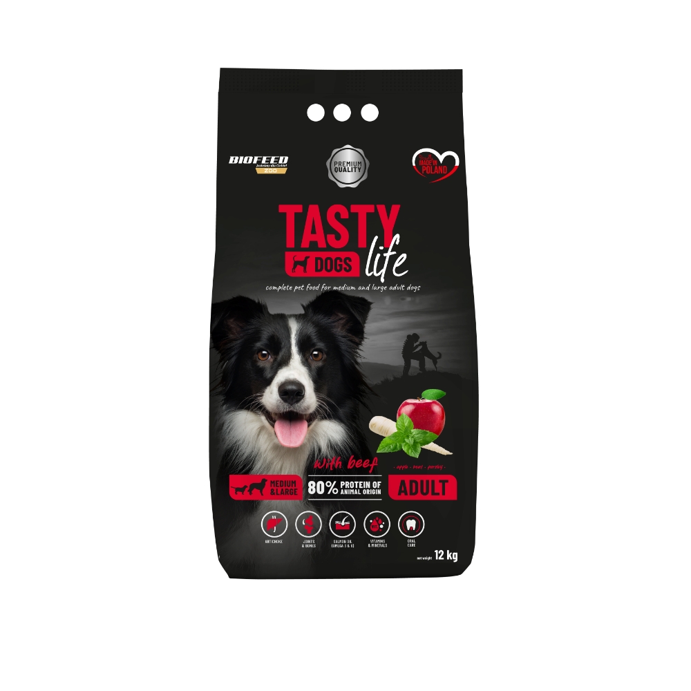 Biofeed Tasty Dogs Life krmivo pro psy Hovězí 12 kg