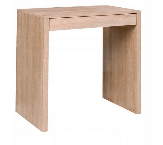 

Tanie małe biurko toaletka 80 cm sonoma biały