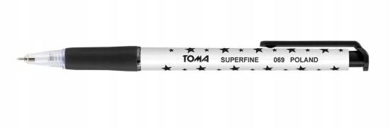 

Długopis automatyczny gwiazdki, czarny