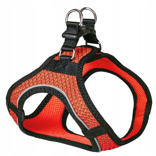 Szelki dla psa Nobby Mesh Air S-m 37-42cm, 40-46cm pomarańczowe