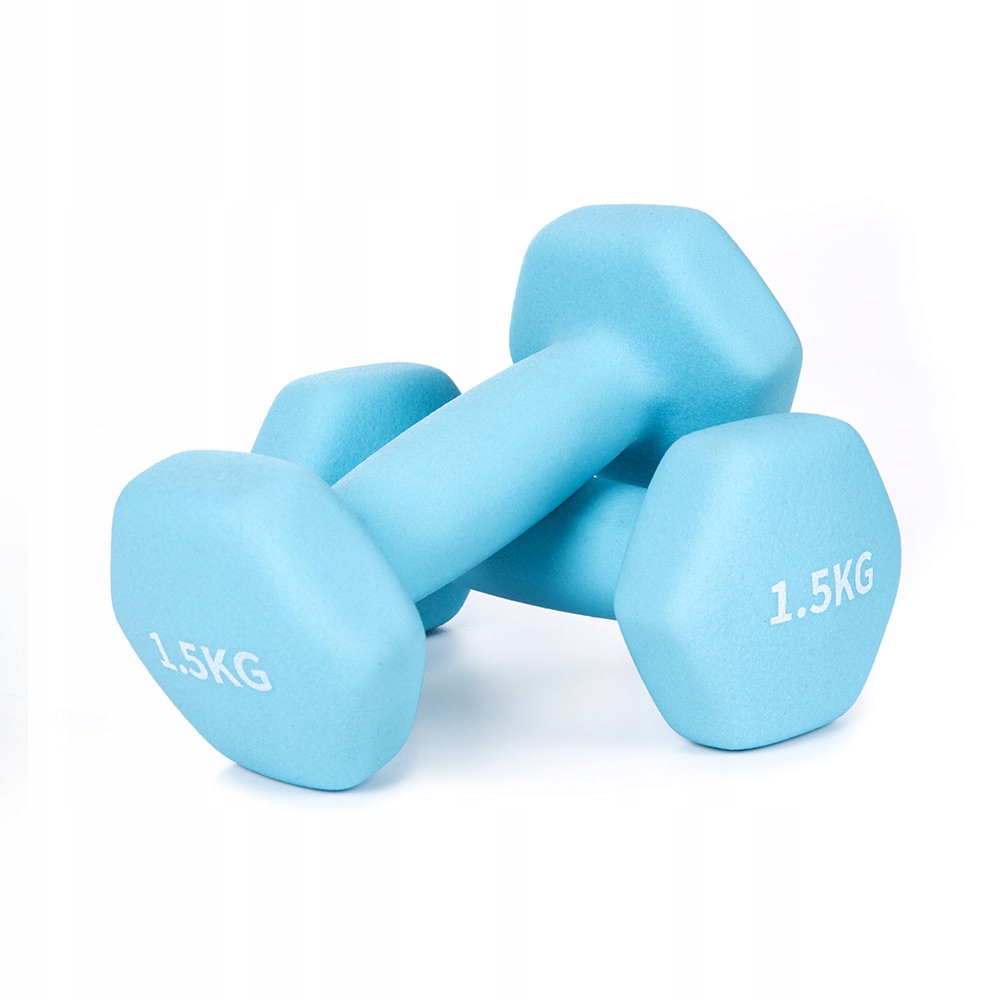 Zestaw ciężarki żeliwne hantle hantelki 2x1,5kg molti