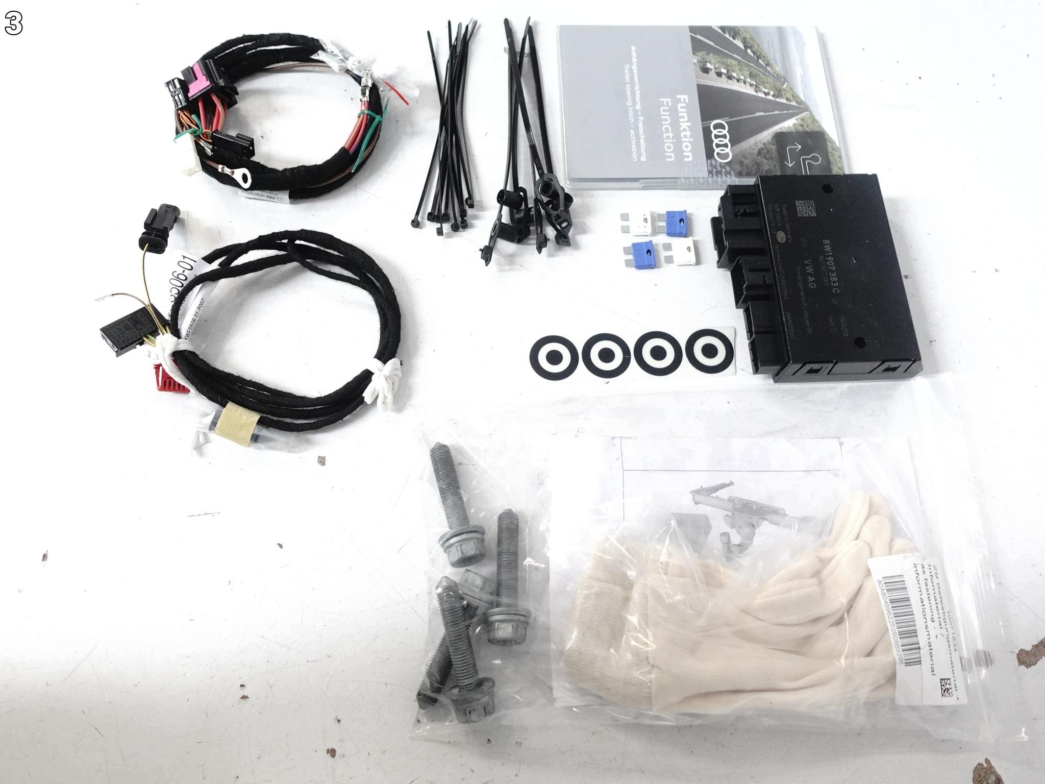 AUDI Q5 SQ5 II 80A FY LIFT 17-25 module control unit bundle HAKA tow bar