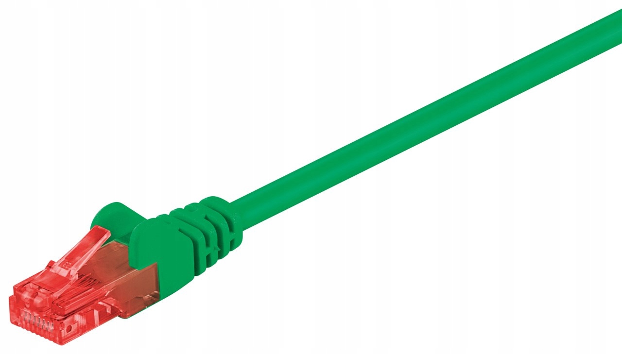 

Kabel sieciowy CAT6 U/utp, Zielony 1 m