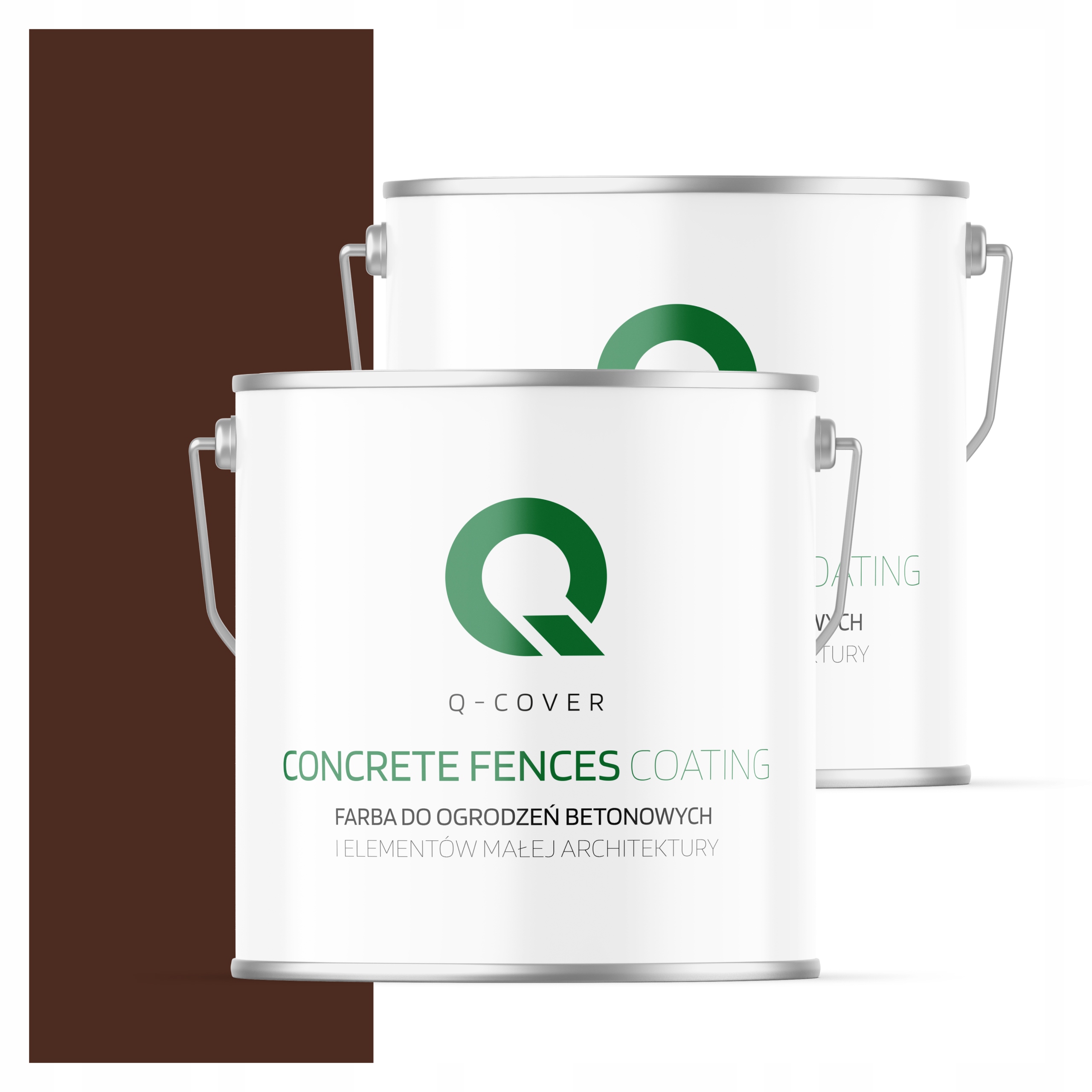 Farba Na Maľovanie Plotov A Betónových Kvetináčov Farba Hnedá Teplá 5 L