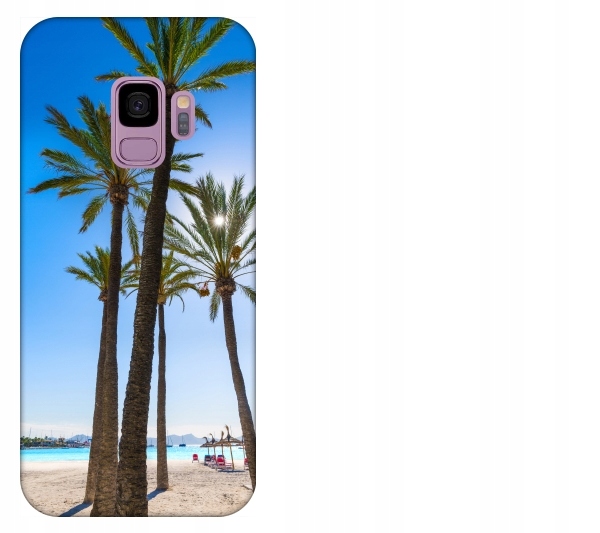 

Etui pokrowiec Samsung Galaxy S9 Palmy plaża wakac