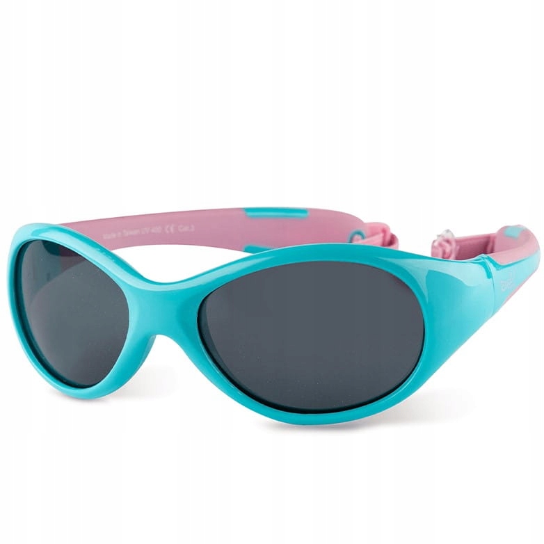 Okulary Przeciwsłoneczne Dziecięce Real Shades Explorer - Aqua and Pink 4-7 Kod producenta 4EXPAQPK