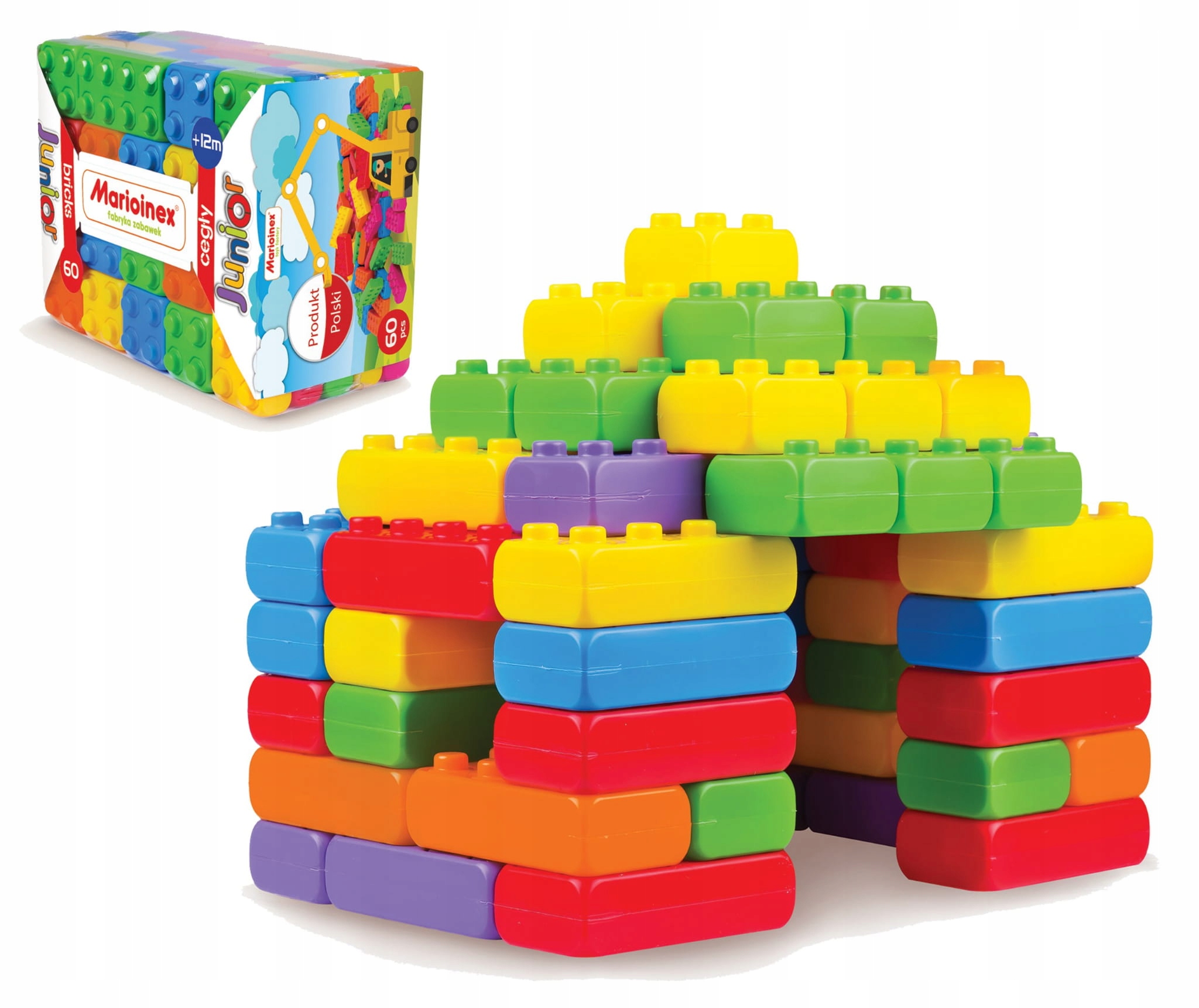 

Marioinex klocki wafle cegła junior 60