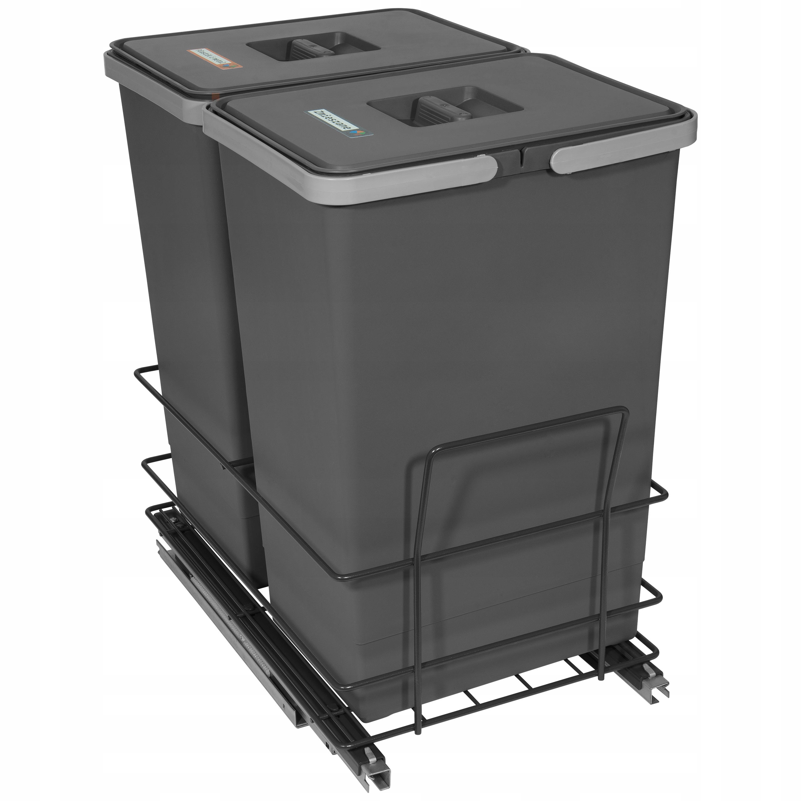

Sortownik śmieci od 40cm Cichy domyk 2x24 48l