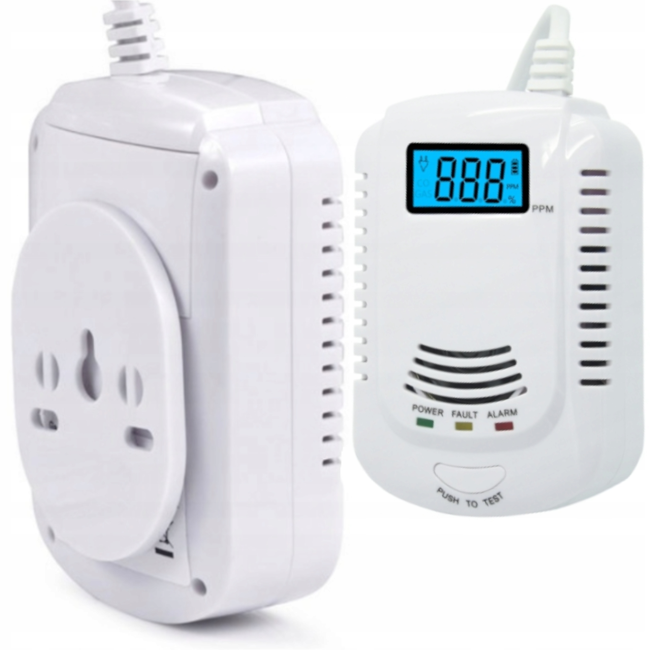 Detektor Oxidu Uhelnatého Plynu Detektor Zemního Plynu/lpg/oxidu Uhelnatého (čadu) 2v1