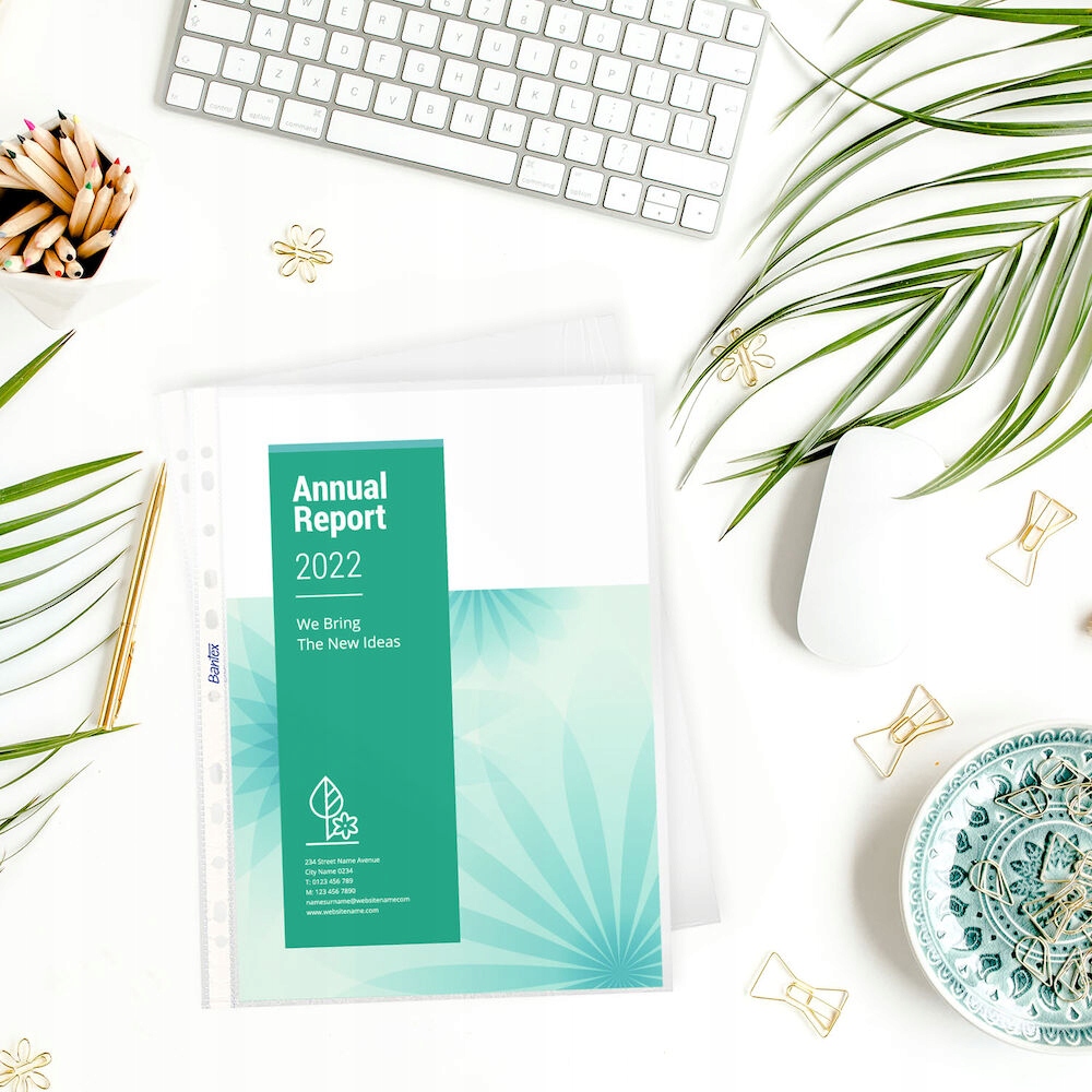 Koszulki krystaliczne BANTEX A4 45mic. w pudełku (100szt) 100550096 Rodzaj koszulka