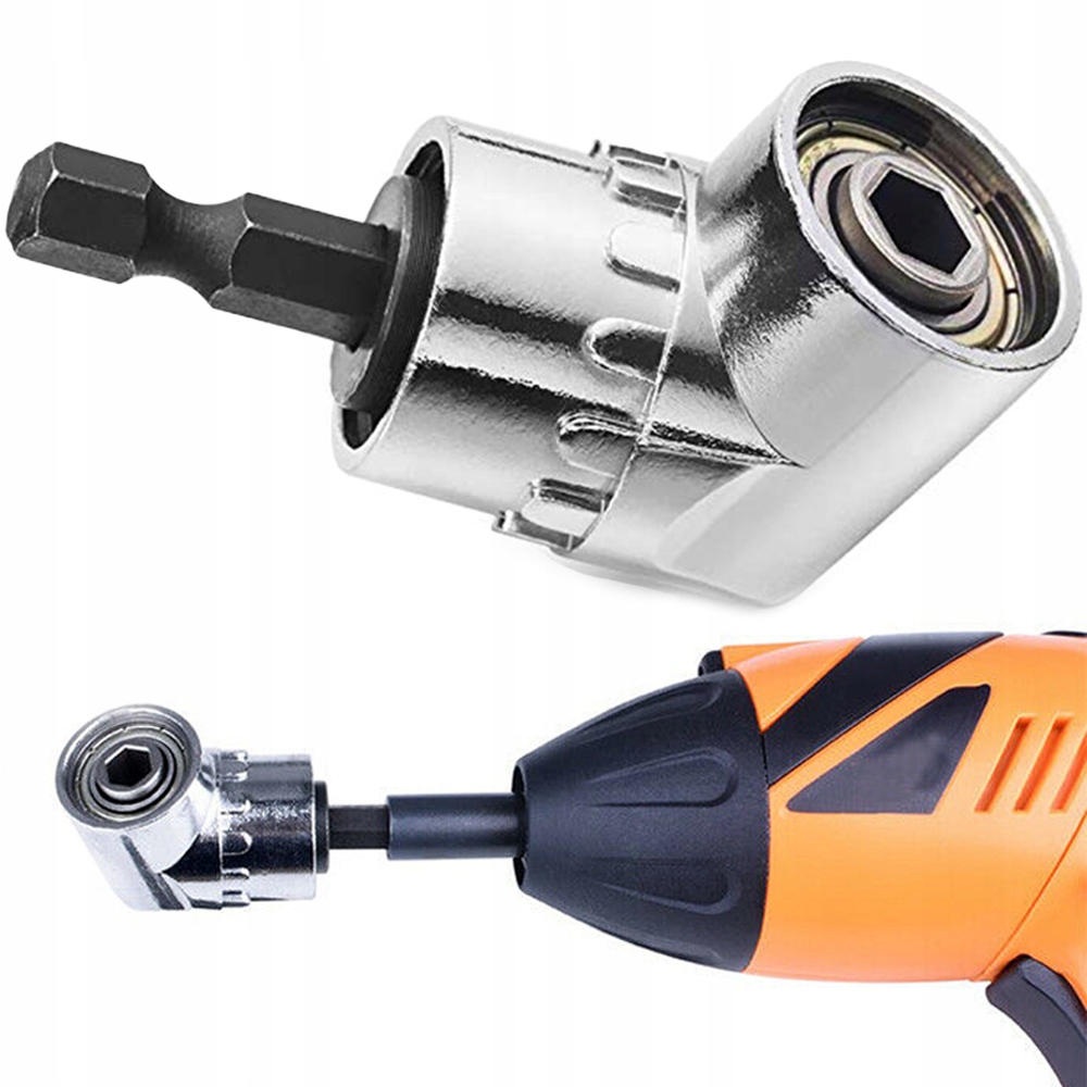 ADAPTER KĄTOWY NASADKA UCHWYT DO WKRĘTARKI 1/4" HEX