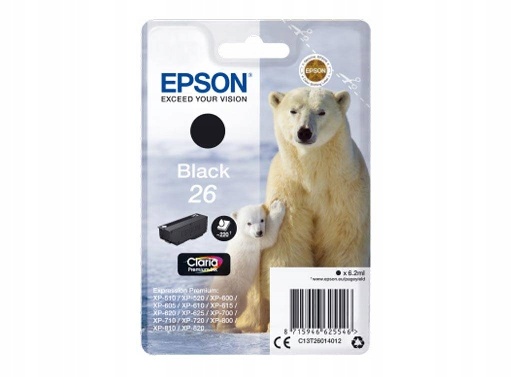 Tusz Epson T2601 czarny (black)