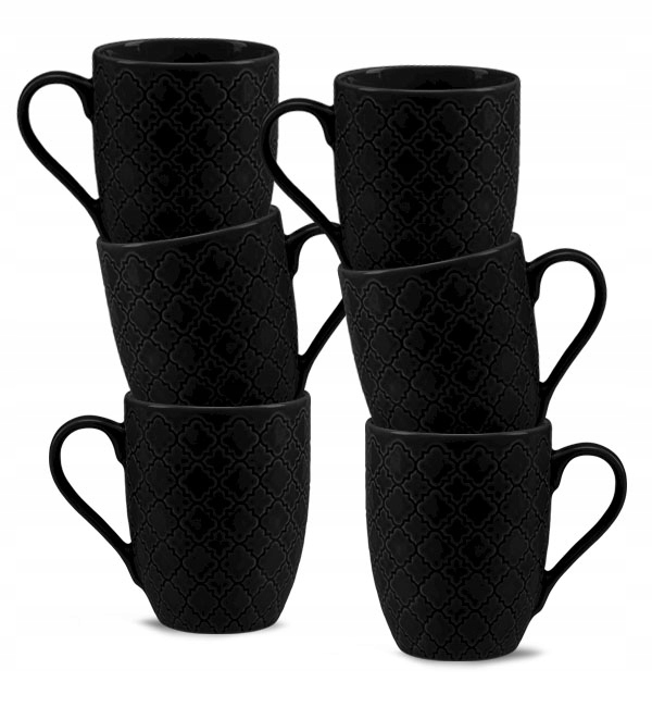 

Lubiana Marrakesz Czarny K8 6 x Kubek 350 ML