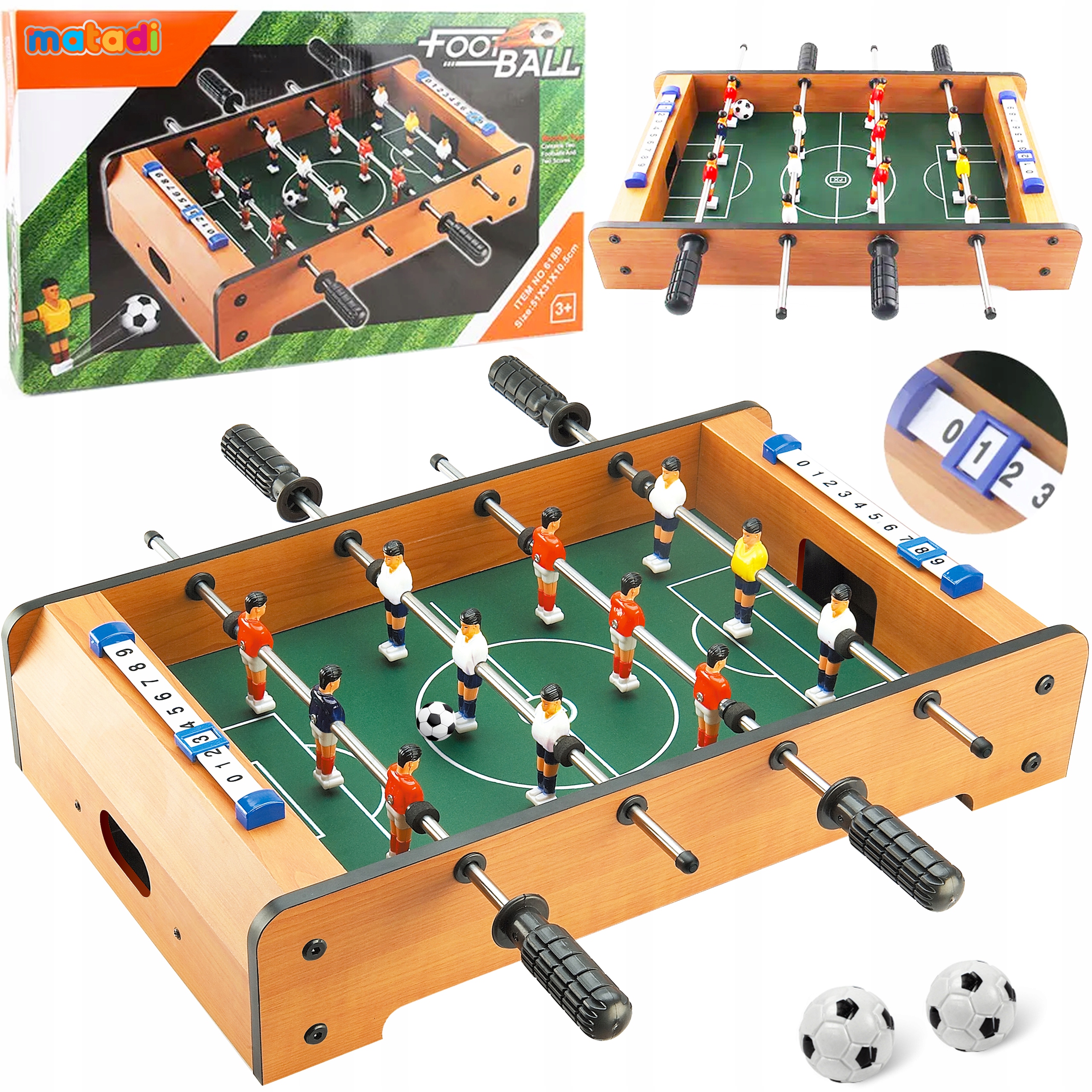 PIŁKARZYKI STÓŁ PIŁKARSKI STOŁOWE GRY DO PIŁKARZYKÓW PIŁKARSKI MATADI