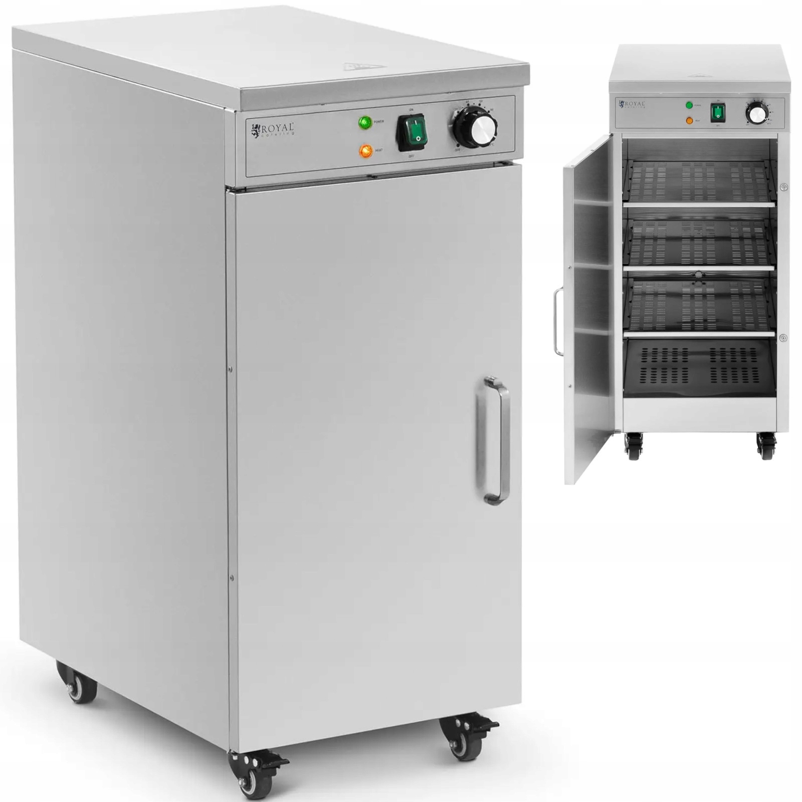 Ohřívač Talířů, Topná Skříňka Na Kolečkách Pro 60 Talířů 600 W