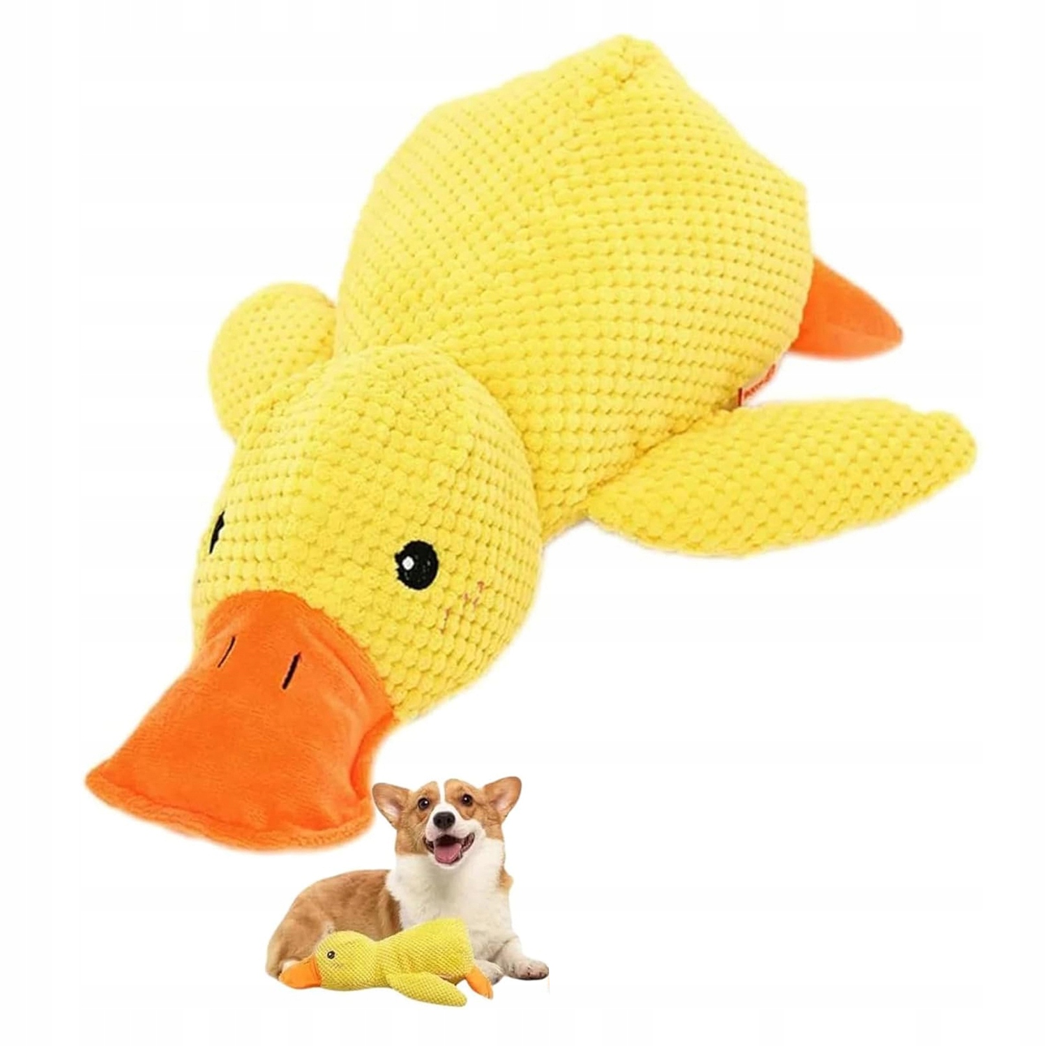 Levně Kachna Plyšák Hračka Pro Velkého Psa Vydržela Velkou Velikost L XXL