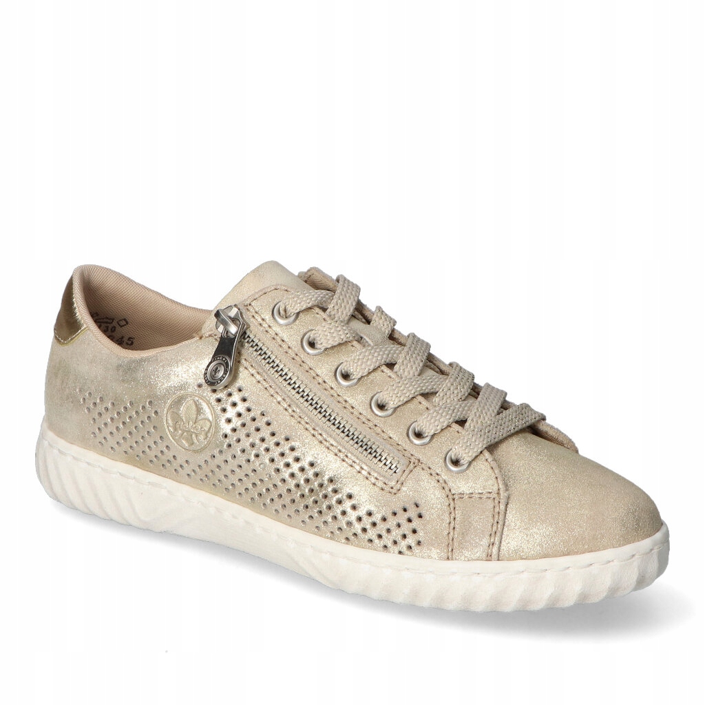 Polobotky Rieker N0901-62 Béžová lico 40