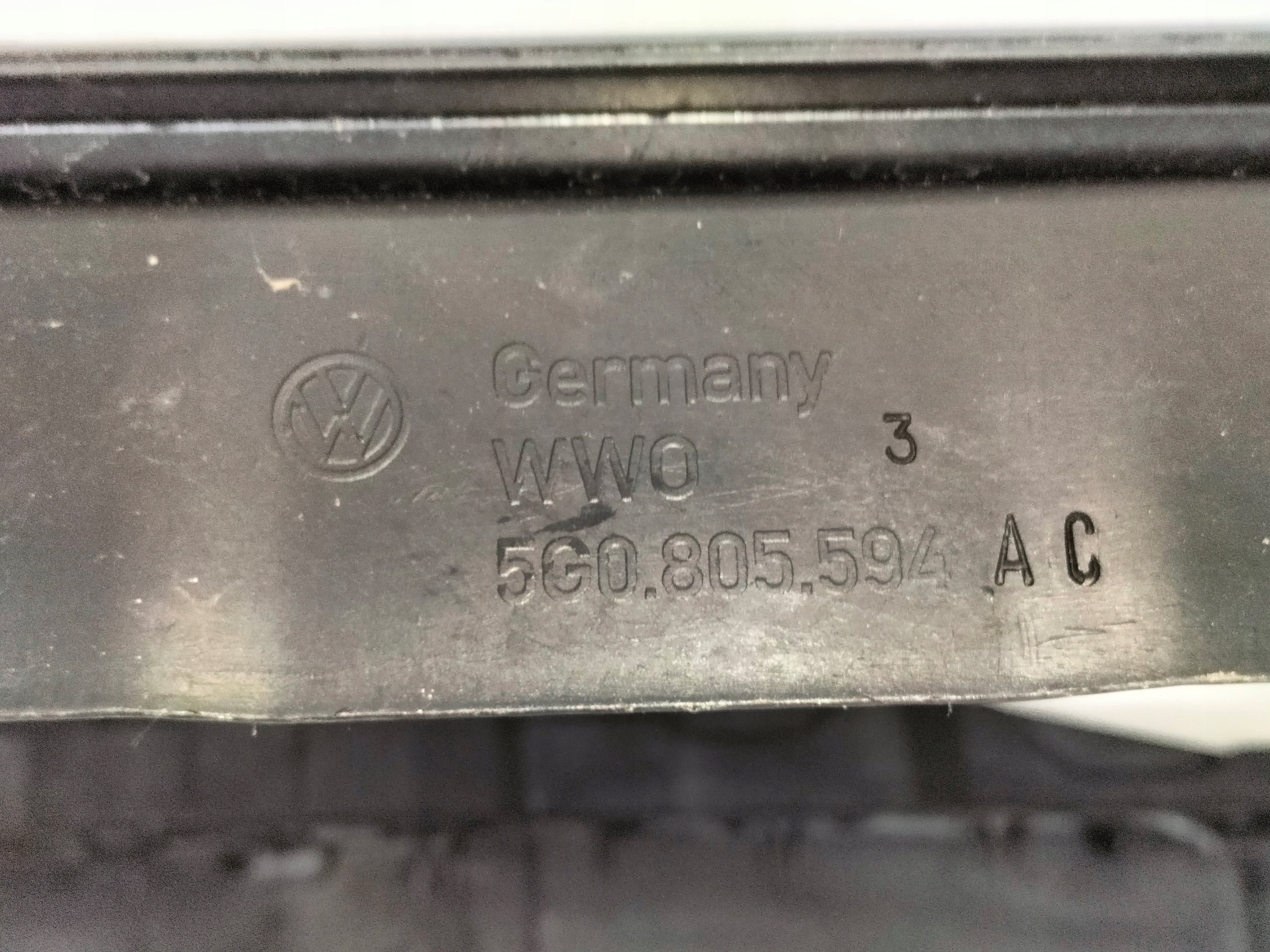 support panel for radiators pillar iron VW GOLF 7 VII 12