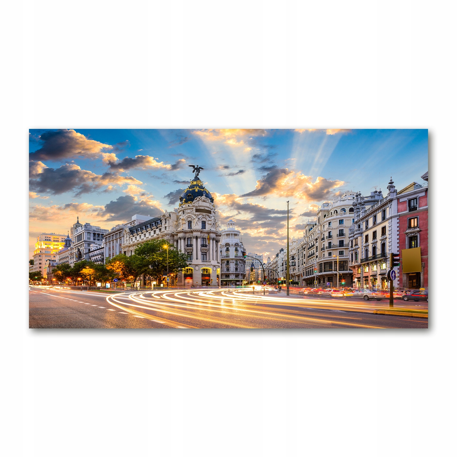 

Foto obraz szkło akryl Madryt Hiszpania 120X60 cm