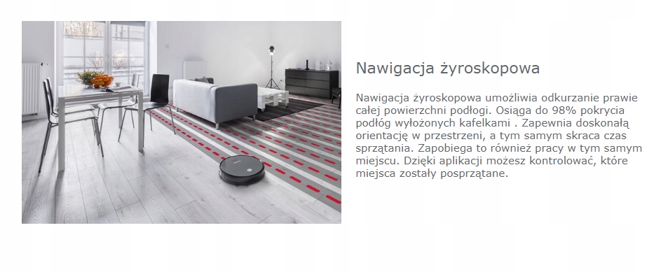 Robot sprzątający Concept VR3000 Real Force !! Typ akumulatora litowo-jonowy