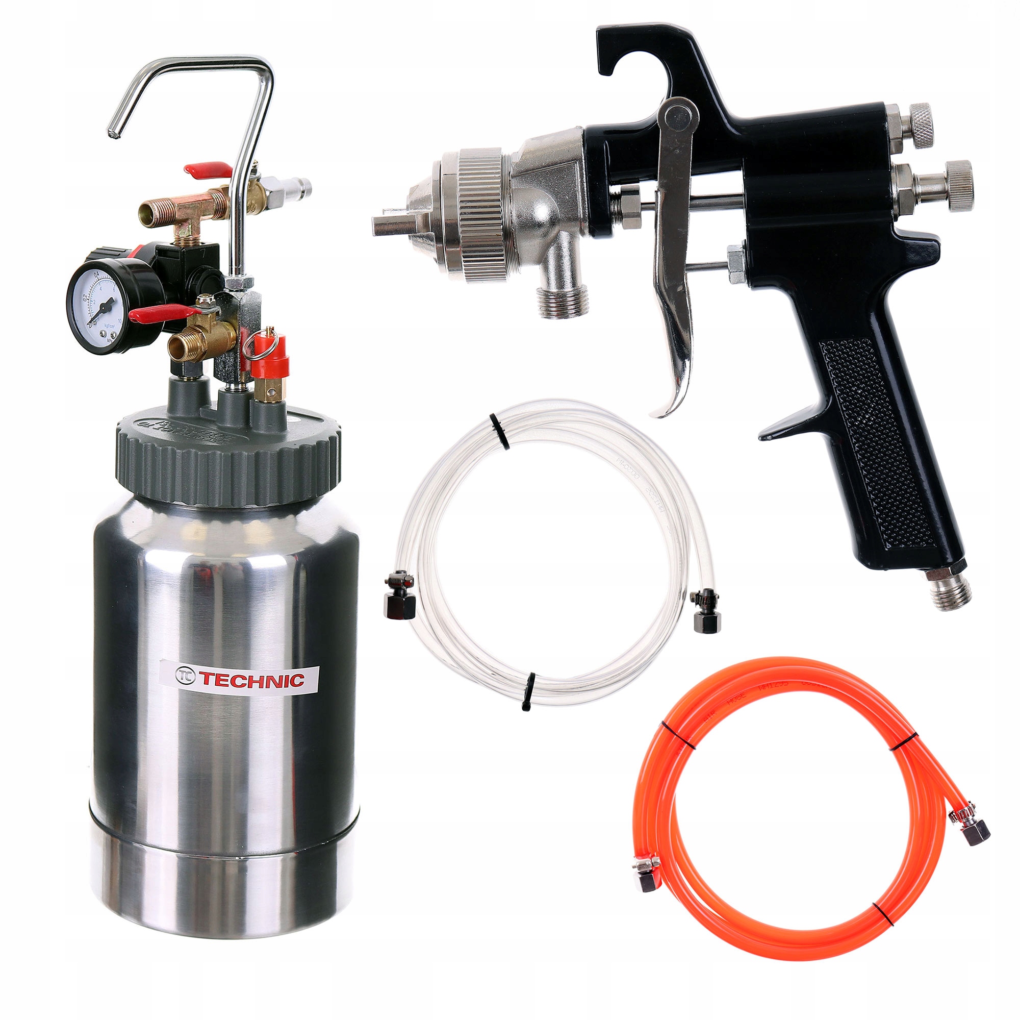 Malířský Agregát Tlaková Nádoba 2 Litry Stříkací Pistole 1,8 MM
