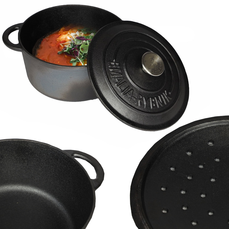 

Garnek żeliwny na ogień do piekarnika Bona 3,8