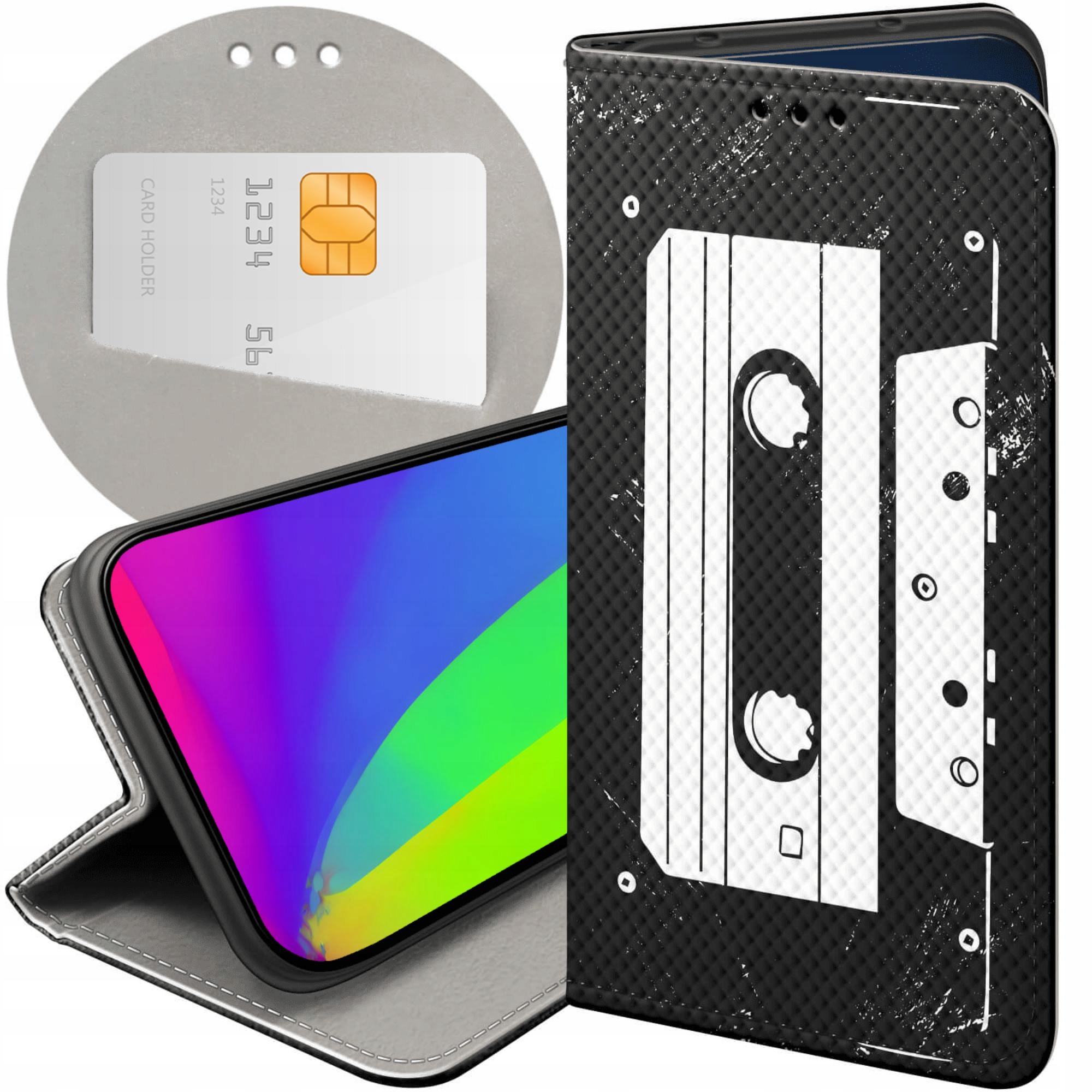 Etui Do Xiaomi Redmi Note 12 Pro Plus Retro Old School Muzyka Gry