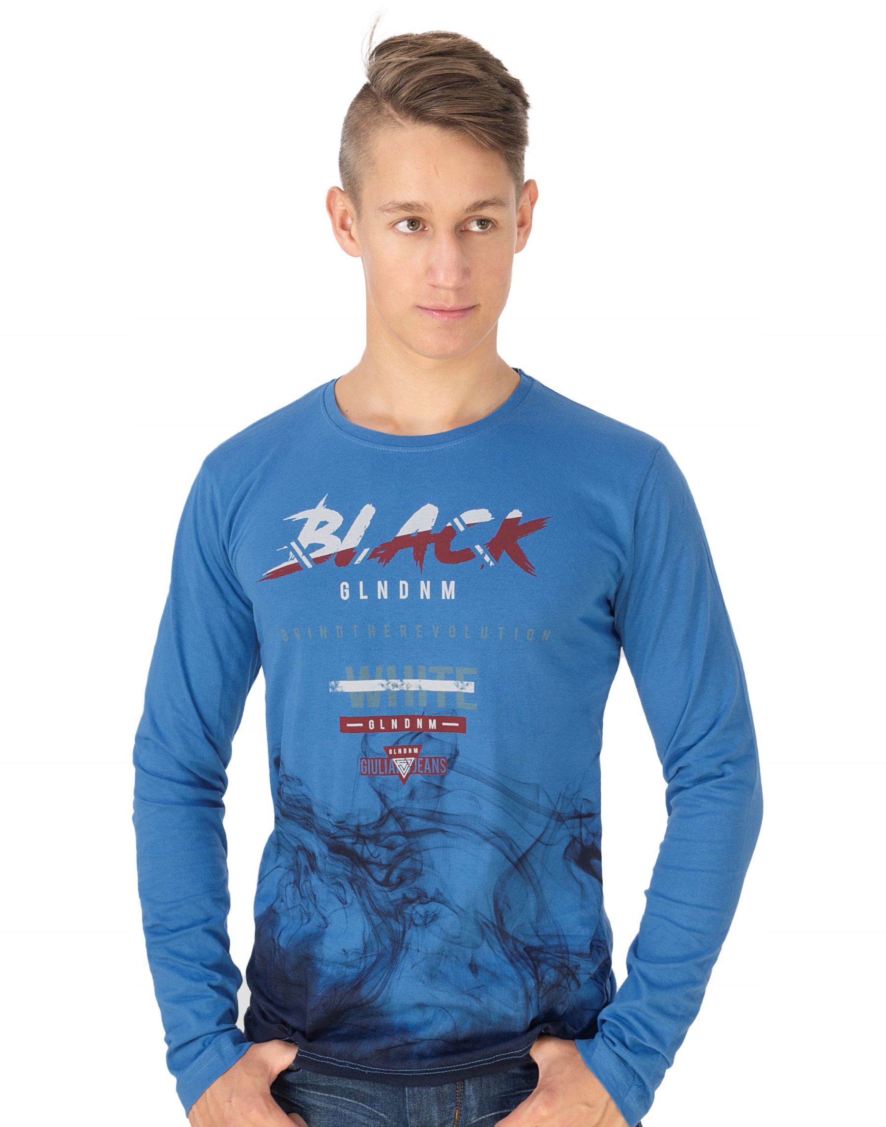 

Koszulka Męska z Długim Rękawem Long 1003-08 r XXL