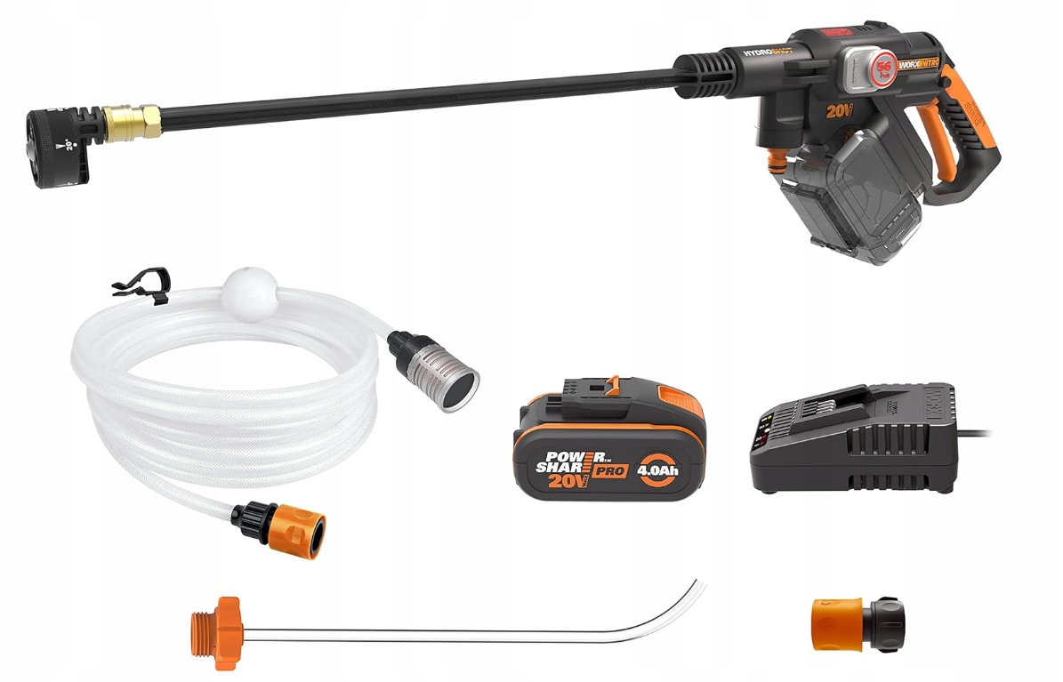 Bezprzewodowa myjka ciśnieniowa Worx Nitro 20V Hydroshot 56 bar WG633E