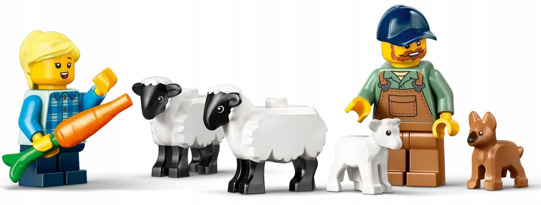 60461 - LEGO City - Czerwony traktor z przyczepą i owcą