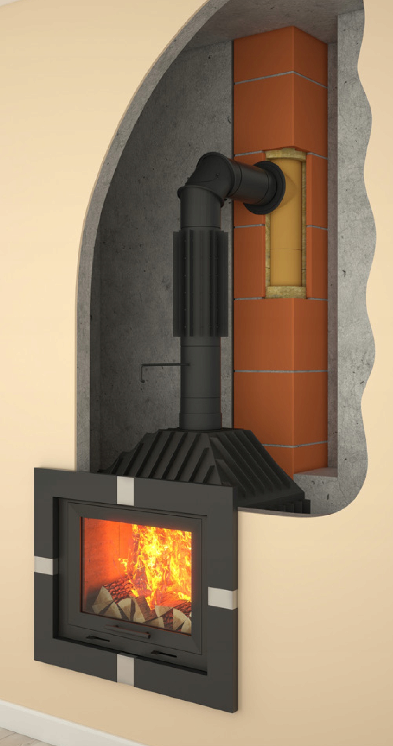 Rura dymowa fi 160/1000 mm Kod producenta WC-RP160/1,0-CZ2