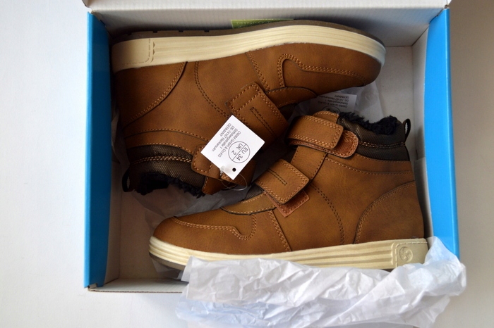 Buty Jesień Zima Za kostkę 34 Rzepy Wkładka 22,5cm Kod producenta 5902277227737