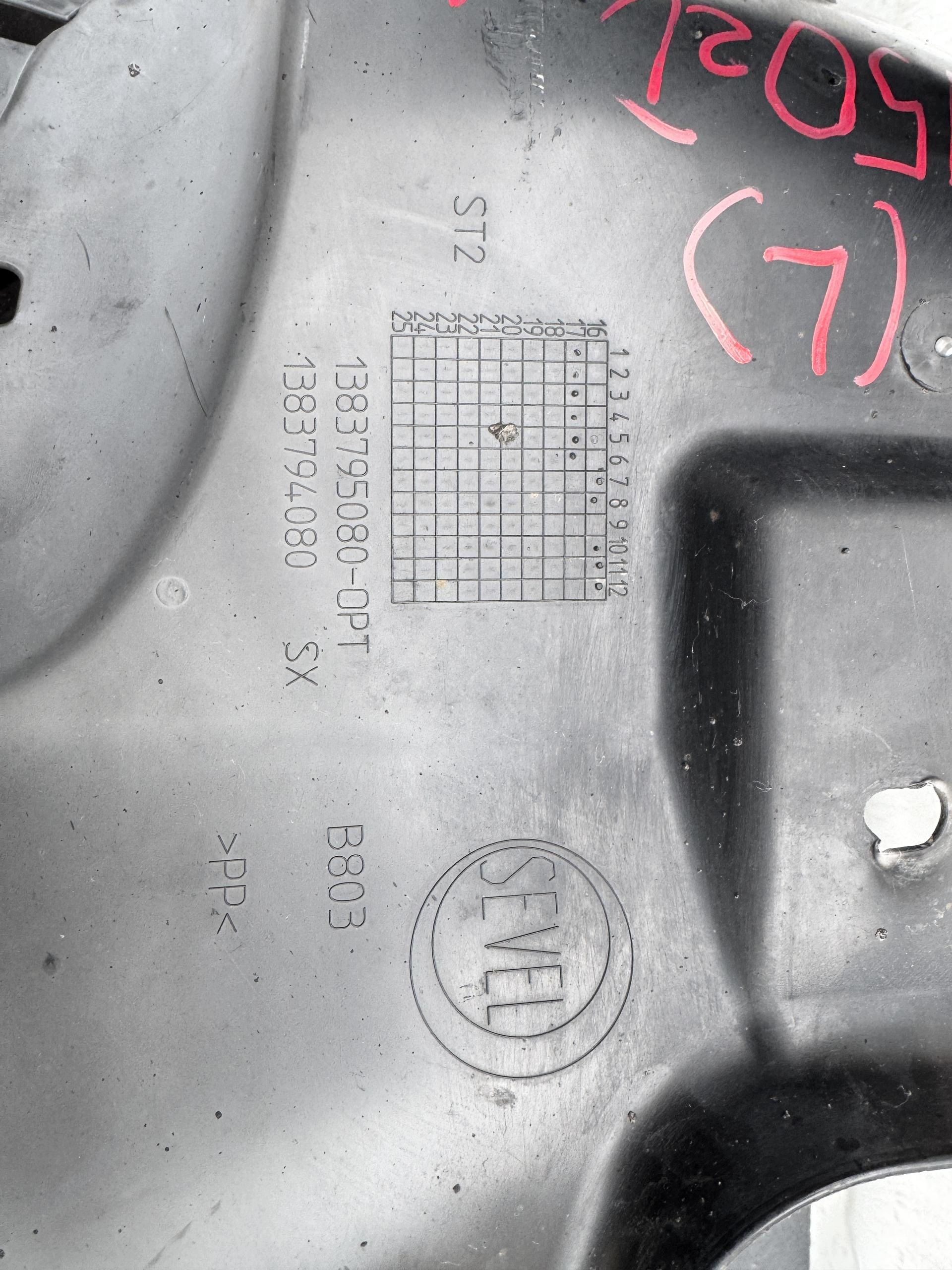 DUCATO JUMPER BOXER 14- mudguard left front front left original