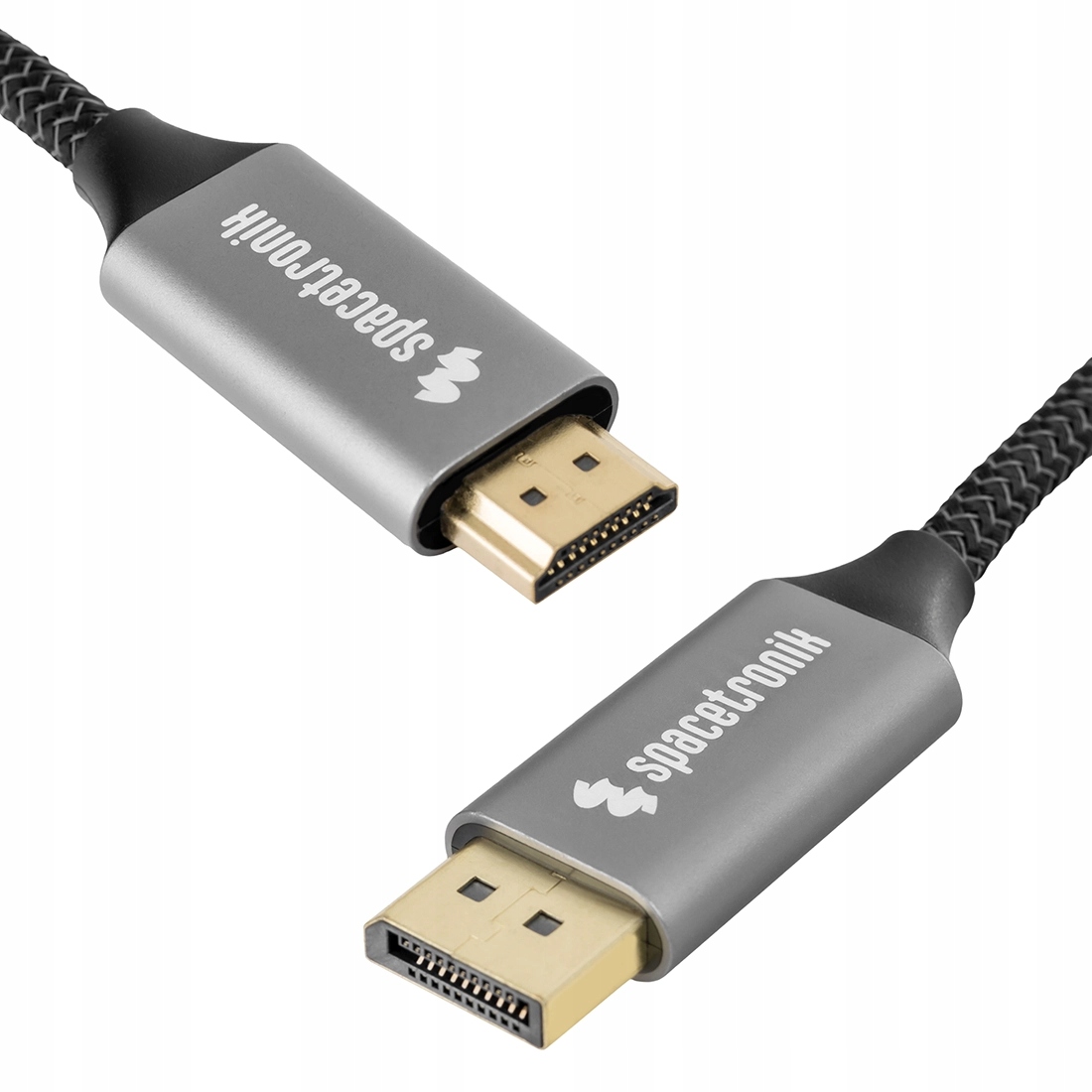 Kabel DisplayPort do HDMI 4K 60Hz przewód Spacetronik KDH-SPA010 1m