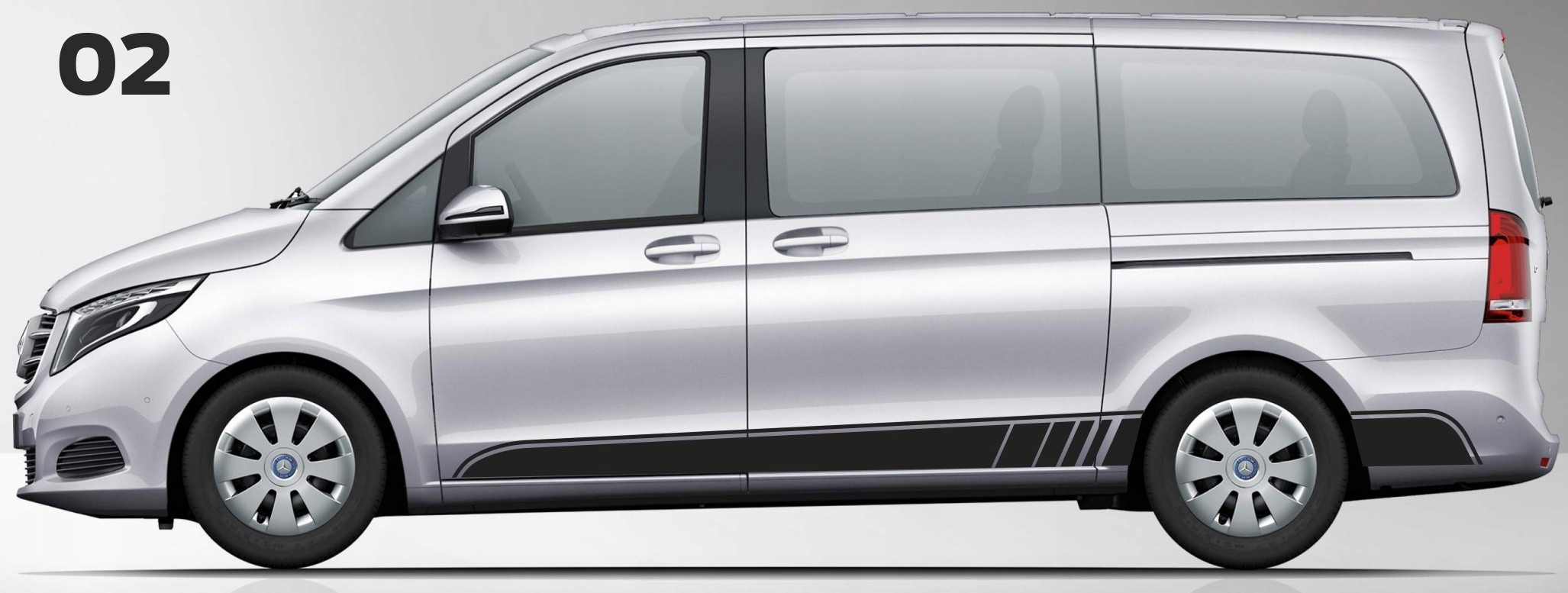 Naklejki na samochód Mercedes Vito Viano Sprinter V-Klasa v2