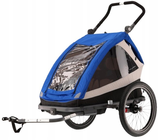 przyczepka rowerowa Kross joy dla 2 dzieci Model Joy