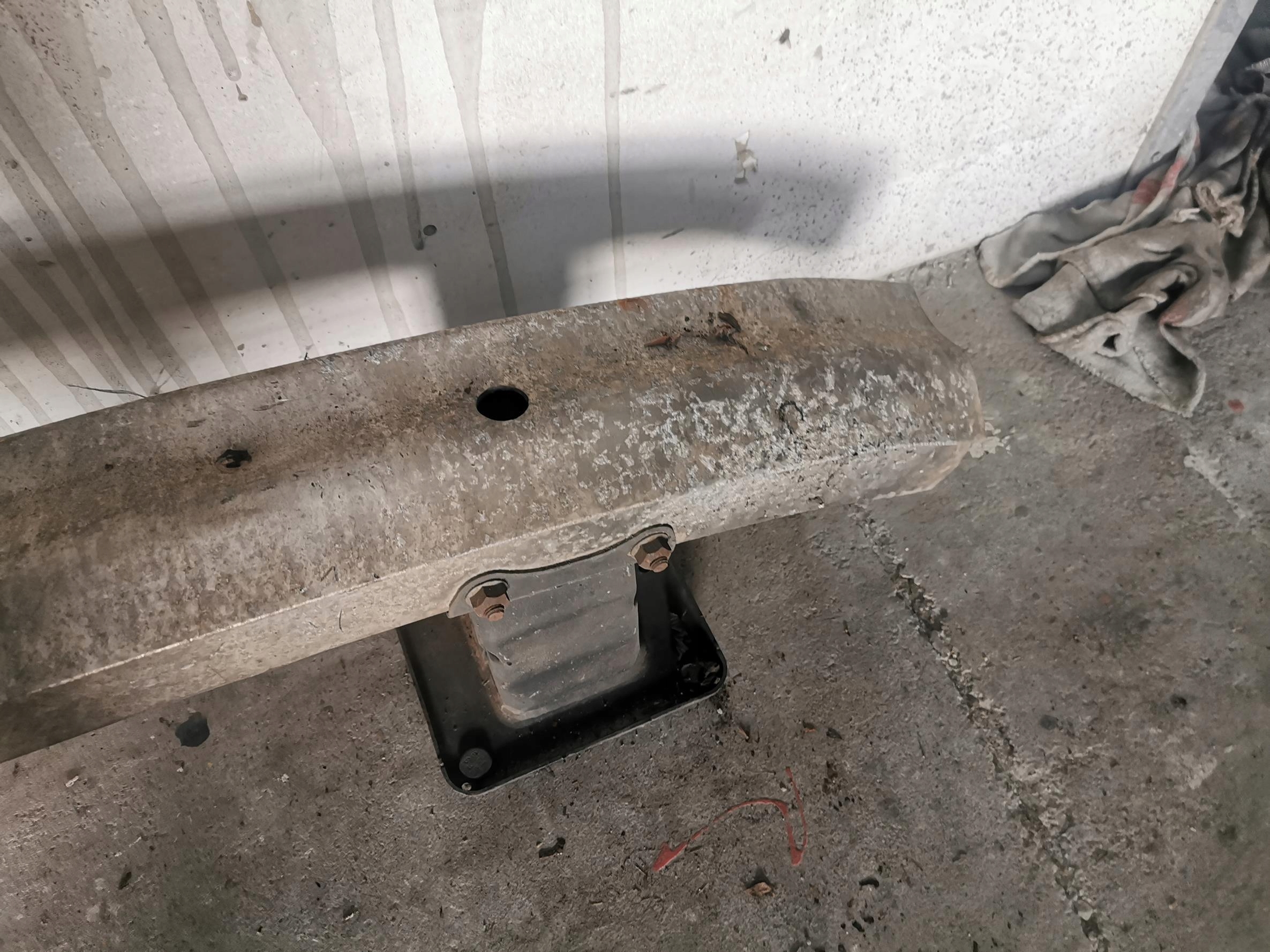 bumper support rear part MERCEDES ML W164 05-11