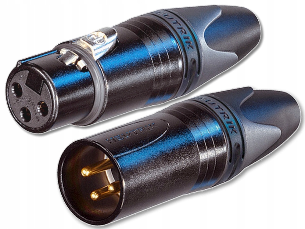 

Neutrik Xlr NC3FXX-B NC3MXX-B Wtyk Gniazdo M+f 3P