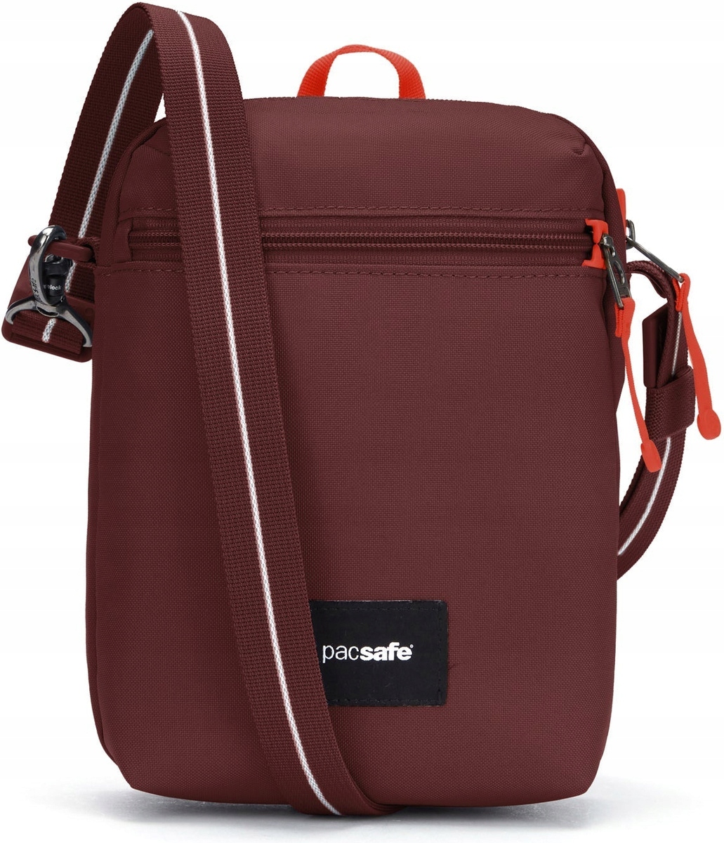 Taška přes rameno Pacsafe Go 4,5L Garnet Red