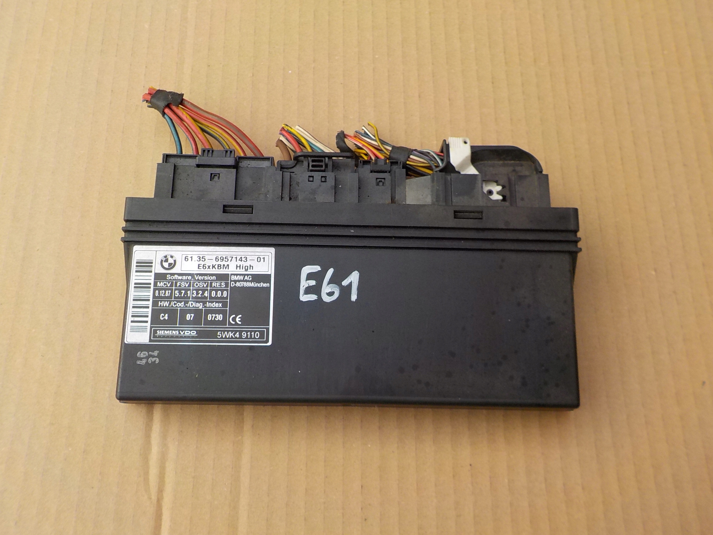 Centralina comfort bmw e61 e60 6957143