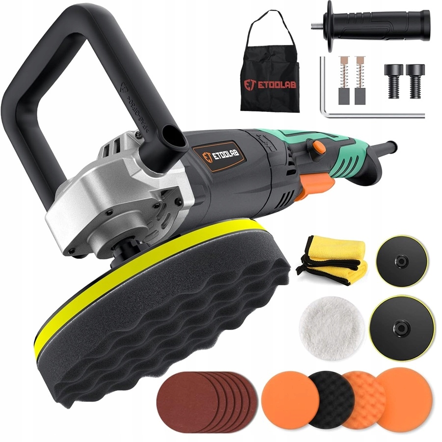 ETOOLAB P9 Profesjonalna maszyna do polerowania 1200W do samochodów łodzi