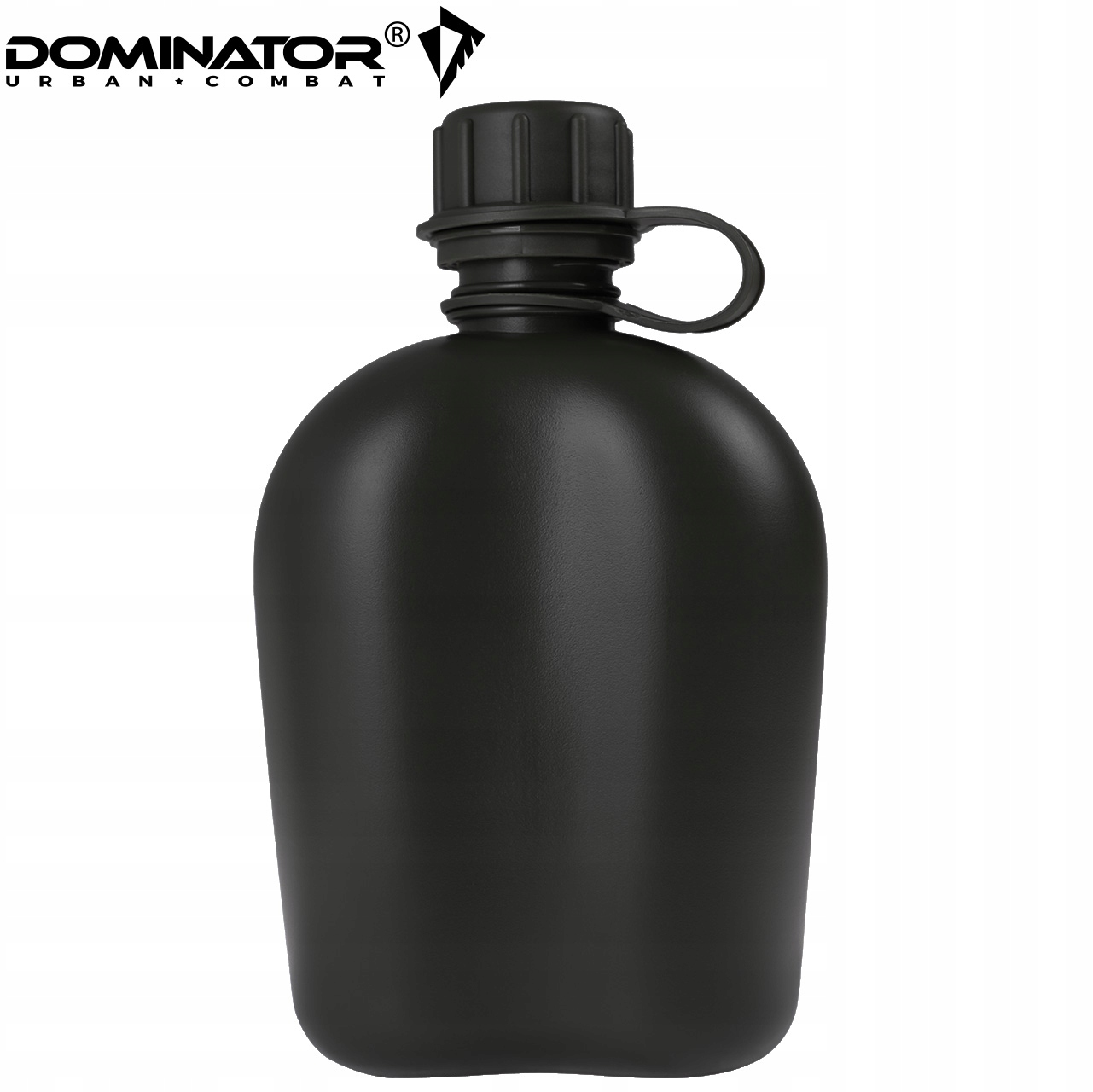 Manierka na wodę Wojskowa Turystyczna Bidon Dominator 1QT 1L czarna Marka Dominator