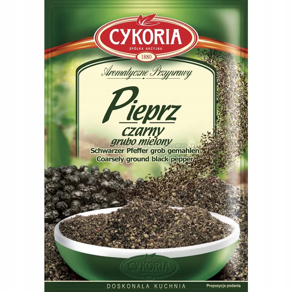 Cykoria Pepř Černý Hrubě mletý 20 g